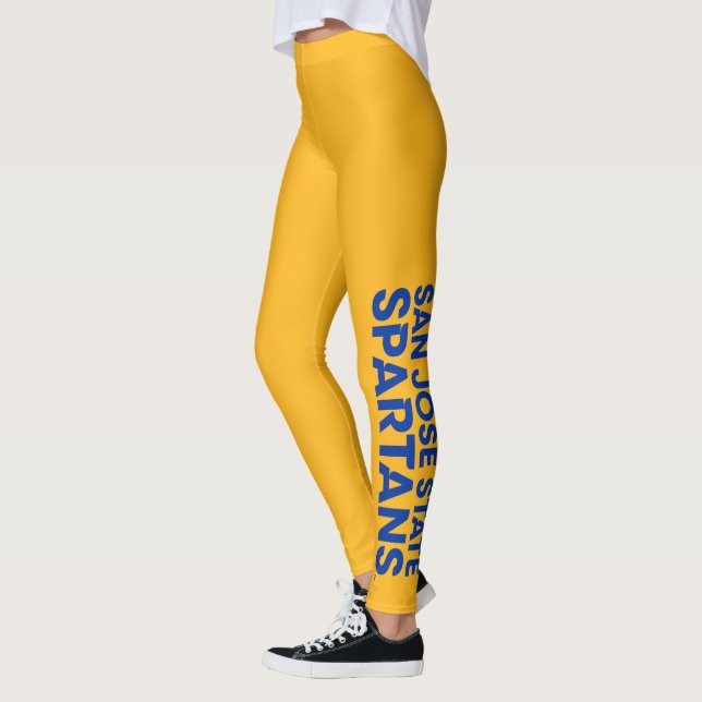 Legging Estado Spartans Wordmark de San Jose (Esquerda)