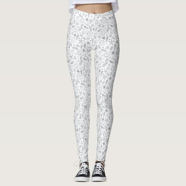 Legging Estado Tropical de Espírito, Todo Ano (Frente)