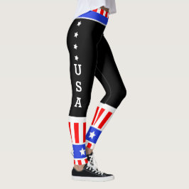 Legging Estados Unidos Stars and Strips on Your Color (Est