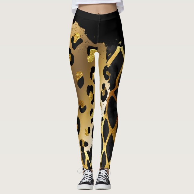 Legging Estampa Animal Mista (Frente)