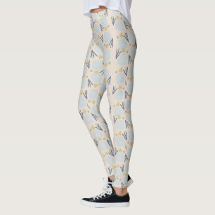 Legging Estampa Botânica de Dólar de Areia de Verã