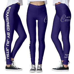 Legging Estampa Personalizada Jiu Jitsu Crew Azul Spats