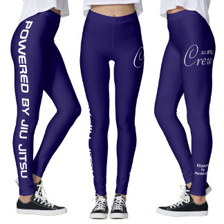 Legging Estampa Personalizada Jiu Jitsu Crew Azul Spats