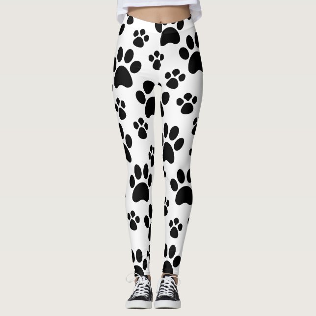 Legging Estampas de animais negros (Frente)