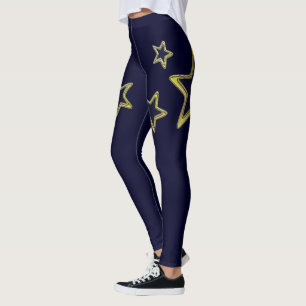 Legging Estelar Dourado