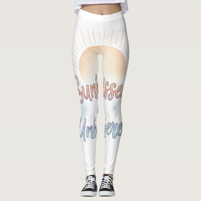Legging Estética Relaxada e Bronzeada (Frente)