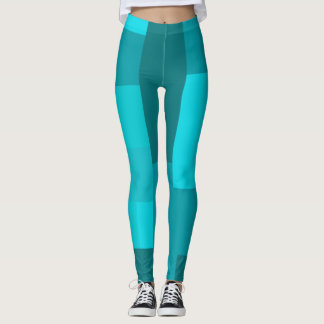 Legging Estilo de Arte em Pixel - Padrão Legal de Bloco de