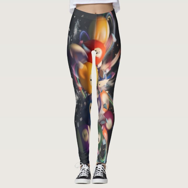 Legging Estilo de Bola de Bilhar (Frente)