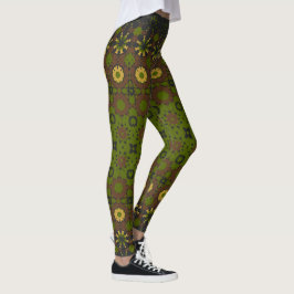 Legging Estilo de Camuflagem Moderna Chic Urbana