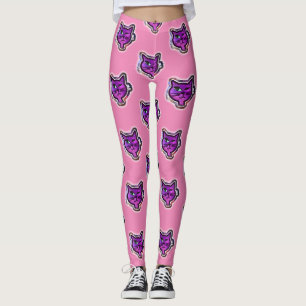 Legging Estilo de Cartoon de Gato Vencedor do Cosmos Spark