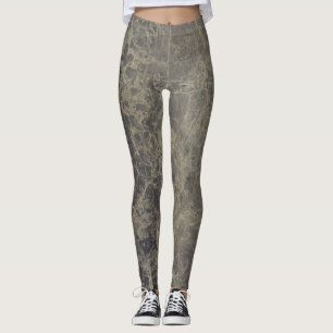 Legging Estilo de Designer Elegante do Shimmer Granite do 
