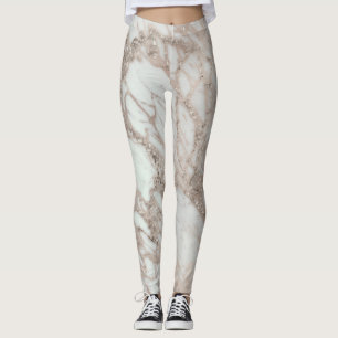 Legging Estilo de Designers Rosa Bege Dourado Prata Glamou