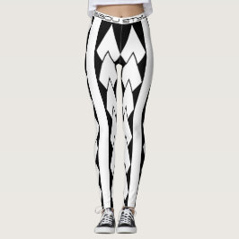 Legging Estilo de legenda, blanc tribal