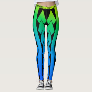 Legging Estilo de legenda tribal Lagon dégradé