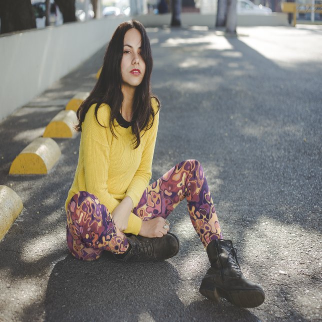 Legging Estilo de Mármore  (Marble Style Leggings)