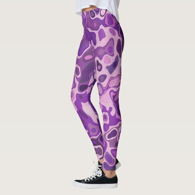 Legging Estilo de Mármore  (Esquerda)