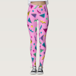 Legging Estilo de Tendência 80s Rosa