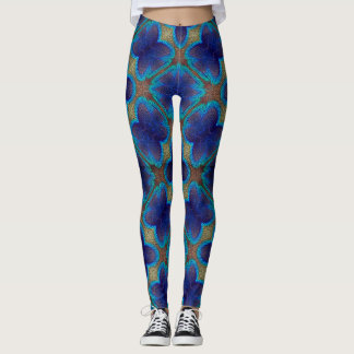 Legging Estilo de Vintage - padrão geométrico de boho