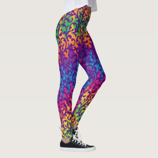 Legging Estilo do carnaval colorido