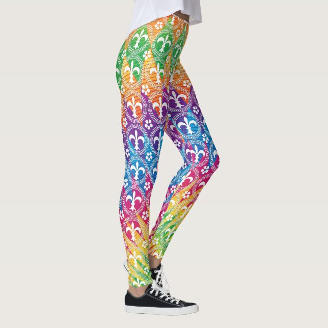 Legging Estilo do carnaval colorido (Direita)