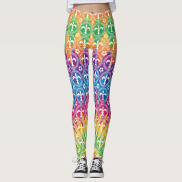 Legging Estilo do carnaval colorido