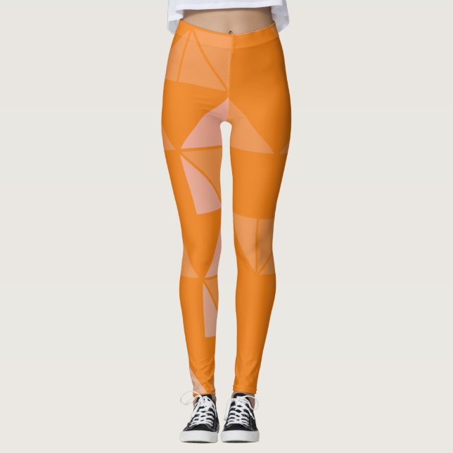 Legging Estilo Geométrico Moderno do Saffron Design (Frente)