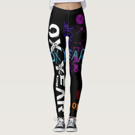Legging estilo Grafite Repetindo Ano Ox Ano 2021 Aniversár