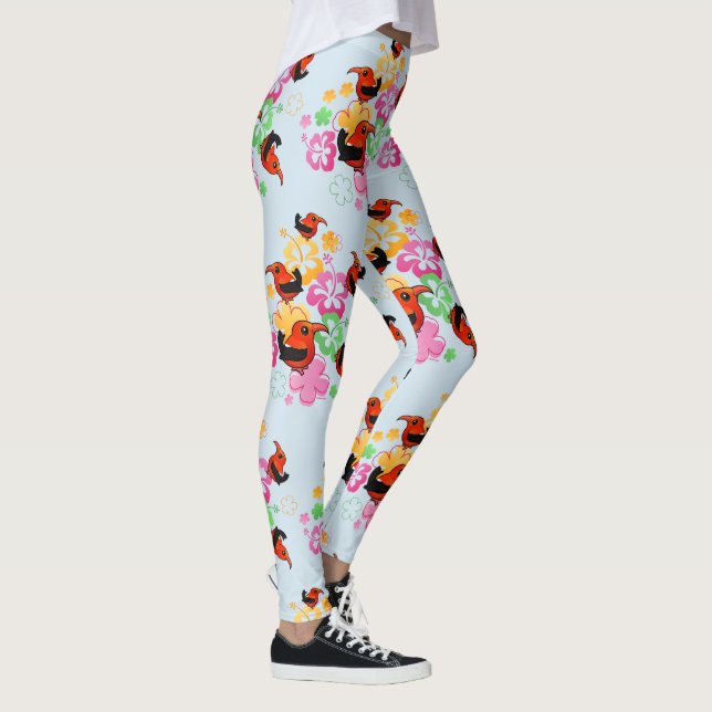 Legging Estilo havaiano Iiwi de Birdorable (Direita)