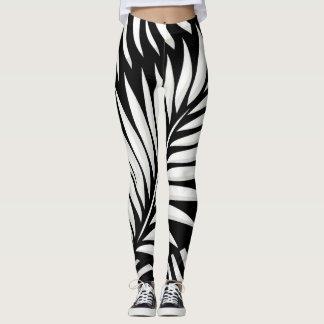 Legging Estilo Leaf Zebra Stripes