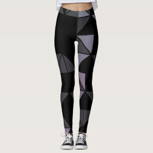 Legging Estilo Miami no Design preto escuro