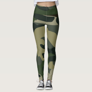Legging Estilo Militar Verde