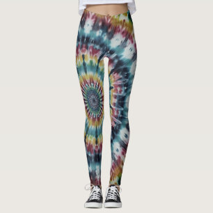 Legging Estilo Retro Tie-Dye em um Par de Moderno Personal
