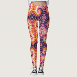 Legging Estilo Tie-Dye Boho