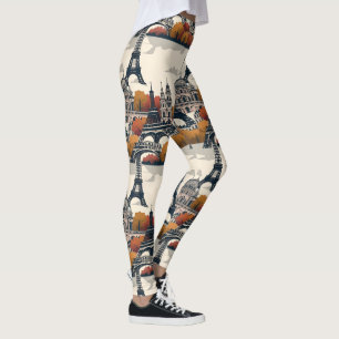 Legging Estilo Torre Eiffel Trendy Paris