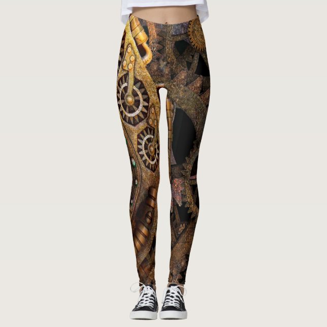 Legging Estilos Vitorianos Steampunk e Edwardian (Frente)
