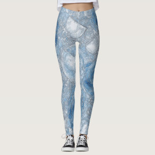 Legging Estirpe de Rosa azul - Pernas