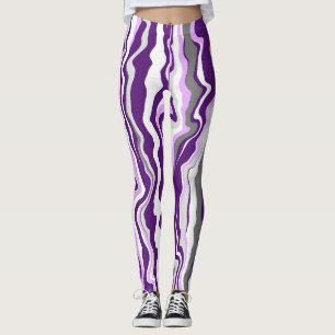 Legging Estirpes Fluidas Roxos
