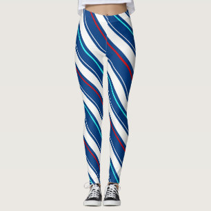 Legging Estirpes Regionais Azul E Branco