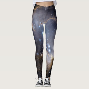Legging estrela agrupa universo espacial de galáxias