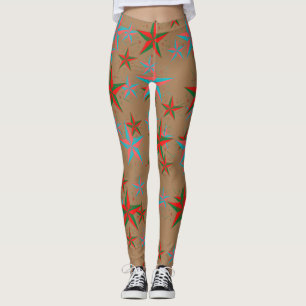 Legging Estrela Castanha Ativa