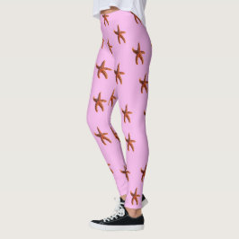 Legging Estrela do mar no rosa