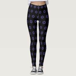 Legging Estrela Púrpura de David Seamless