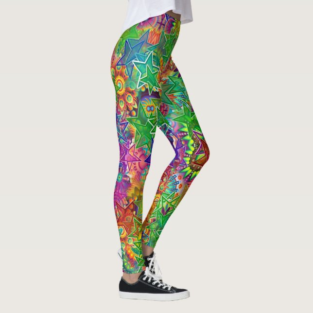 Legging Estrelas Coloridas (Direita)
