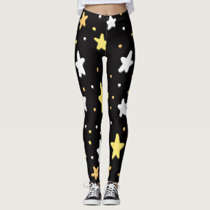 Legging Estrelas de Candy Corn