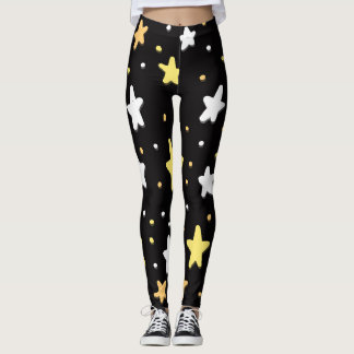 Legging Estrelas de Candy Corn