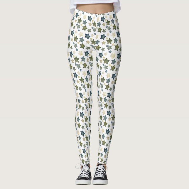 Legging Estrelas de Espumação (Frente)