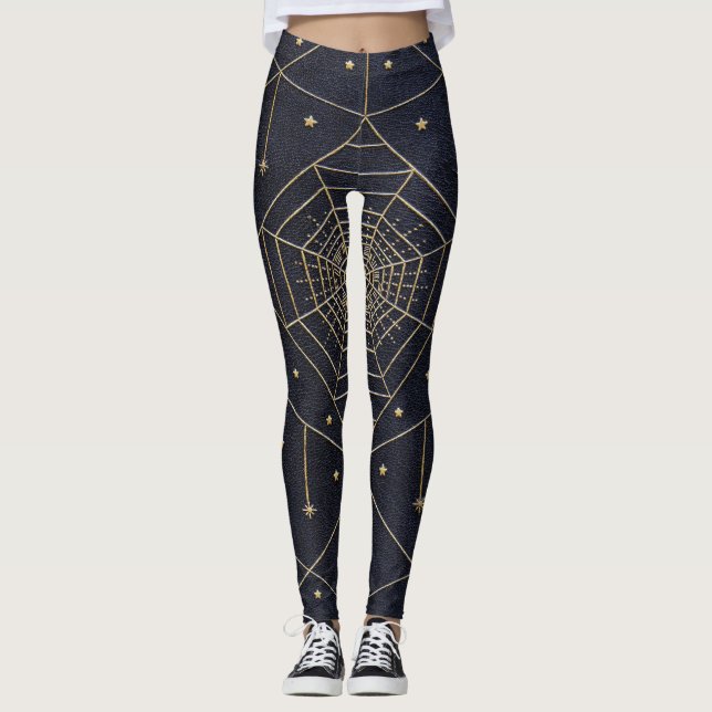 Legging Estrelas de Seda de Aranha Falsa (Frente)