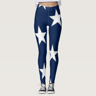 Legging Estrelas de tamanho Jumbo da bandeira Americana