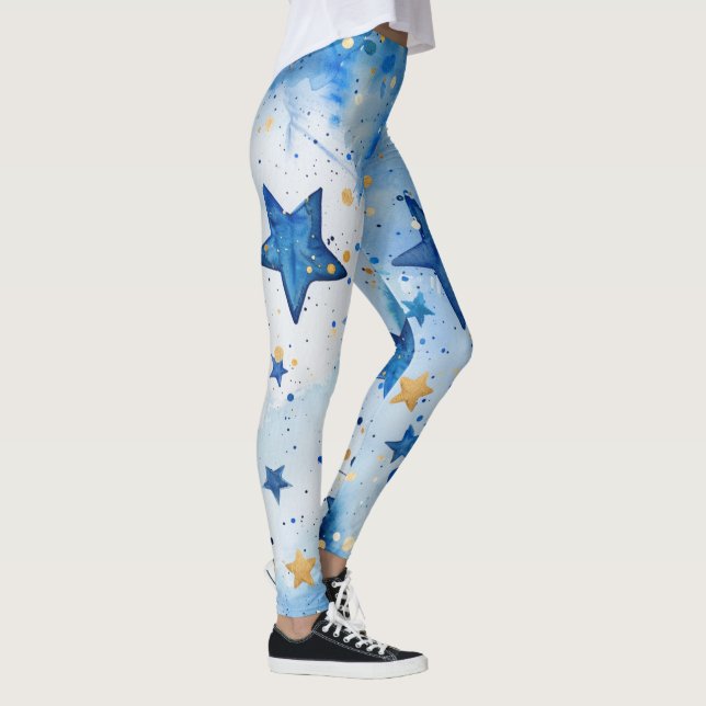 Legging Estrelas do céu azul (Direita)
