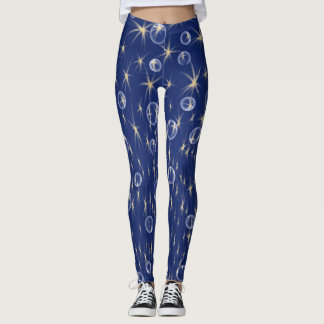 Legging Estrelas e bolhas de queda